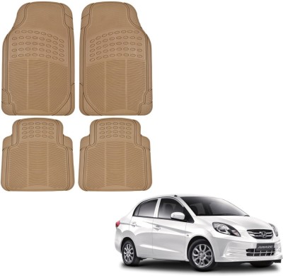 Oshotto Rubber Standard Mat For  Honda Amaze(Beige)