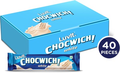 LuvIt Chocwich White Wafer Chocolates | Crunchy & Delicious | Bars(740)