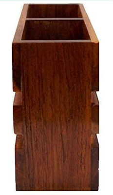 Smarts collection Empty Cutlery Holder Case(BROWN  Holds 6 Pieces)