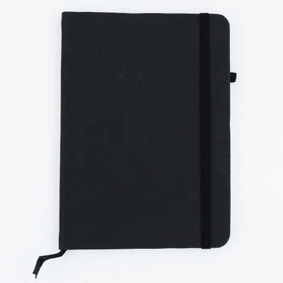 ASRAW A5 Sized Hardcover Diary A5 Diary Ruled 176 Pages(Black)