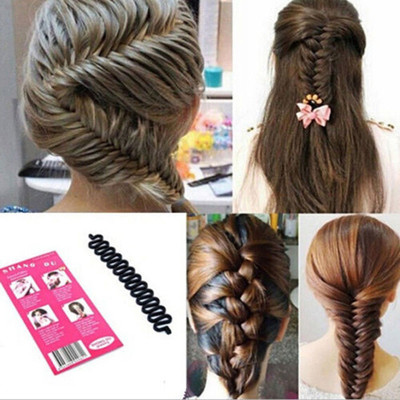shiv sakti SHIV SAKTIHair Braid Tool Magic Styling Bun Maker Bun Packof 5 (Black) Hair Accessory Set(Black)