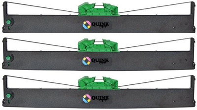 QUINK OLIVETTI PR 02 Compatible DMP Ribbon Cartridge ( 3PIC ) Black Ink Cartridge
