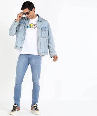 NUMERO UNO Sustainable Denim Tapered Fit Men Light Blue Jeans