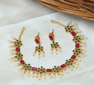 BHARGAV ART Alloy Multicolor Jewellery Set(Pack of 1)