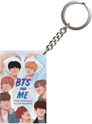 Convay BTS And Me Rectangle Wooden Keychain/Keyring set 4 Key Chain