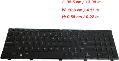 SellZone Keyboard For Dell Inspiron 17R 5721, 17R 5737, 17 3737, V119725BS1, PK130T33A09 Internal Laptop-size Laptop Keyboard(Black)