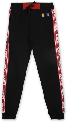 MARVEL BY MISS & CHIEF Track Pant For Boys(Black, Pack of 1)