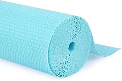 Home Ark Rectangular Pack of 1 Table Placemat(Light Blue, PVC)