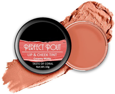 YAWI NEW MULTI USE SMALL PERFECT POUT LIP & CHEECK TINT LIPSTICK(TASTE OF CORAL, 10 g)