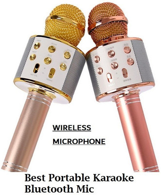 Y2H Enterprises A117 | Ws 858 Advance Wireless Karaoke Mic with in built speaker (Pack of 1) Microphone