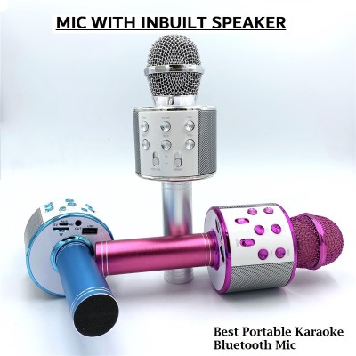 Stybits A155 | Ws 858 Advance Wireless Karaoke Mic For Youtube Sing (Pack of 1) Microphone
