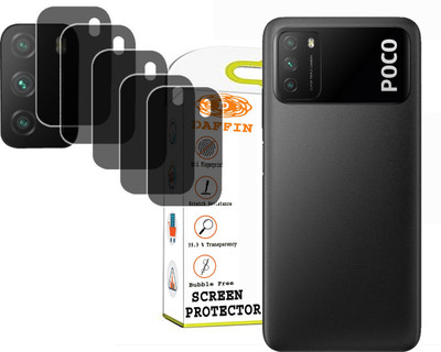 Daffin Back Camera Lens Glass Protector for POCO M3(Pack of: 5)