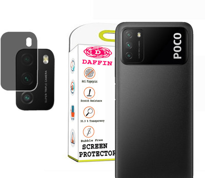 DAFFIN Back Camera Lens Glass Protector for POCO M3(Pack of: 1)