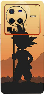 BUGGU Goku Sunset For VIVO X80 PRO Back Skin Guard, VIVO X 80 PRO Mobile Skin(Goku Sunset Skin With High Matte Finish.)