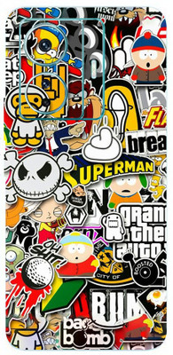 BUGGU VIVO T1 PRO 5G Mobile Skin(Sticker Bombing Skin With High Matte Finish.)
