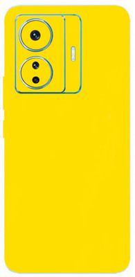 BUGGU VIVO T1 PRO 5G Mobile Skin(Yellow Matte Skin With High Matte Finish.)