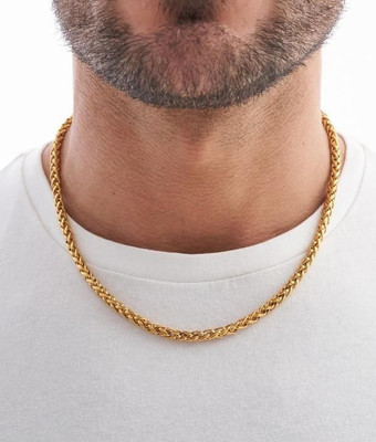 OFBOSMI Chain gold for man and boy Gold-plated Plated Alloy Chain