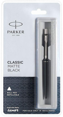 PARKER CLASSIC MATTE BLACK CT Ball Pen(Ink Color - Blue)