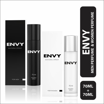 ENVY Combo Perfume For Men And Women 70ML + 70ML Eau De Parfum – 140 Ml (For Men & Women) For Rs. 198 @ 39 %