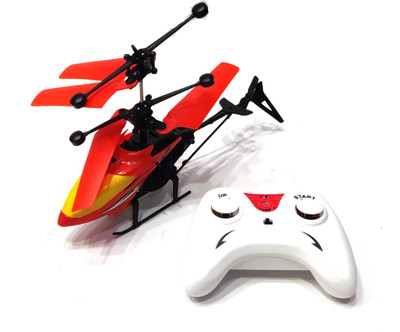 Teeshubh Remote Control and Hand Sensor Rechargeble Flying Helicopter Toys for Kids(Multicolor)