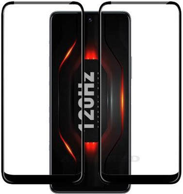 AARERED Edge To Edge Tempered Glass for Infinix Hot 12 Play(Pack of 2)