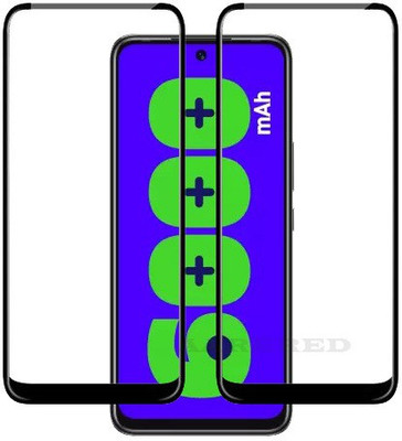 AARERED Edge To Edge Tempered Glass for Infinix Hot 12 Play(Pack of 2)