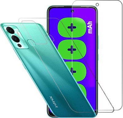 SOMTONE Front and Back Tempered Glass for Infinix Hot 12 Play(Pack of 2)