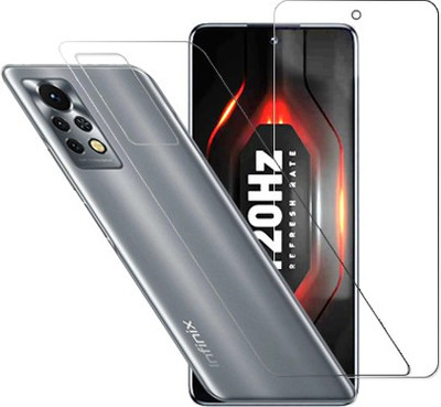 SOMTONE Front and Back Tempered Glass for Infinix Note 11s(Pack of 2)