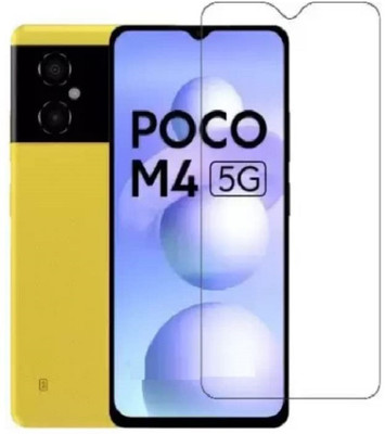 kentop Tempered Glass Guard for Xiaomi Poco M4 5G(Pack of 1)