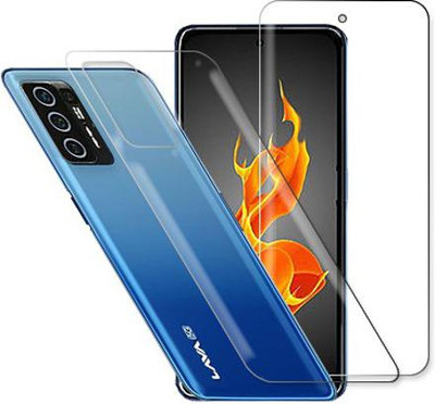SOMTONE Front and Back Tempered Glass for Lava Agni 5G(Pack of 2)