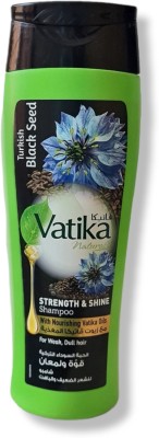 VATIKA naturals strength and shine Shampoo with Turkish black seed(400 ml)