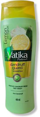 VATIKA naturals dandruff guard shampoo with lemon and yogurt(400 ml)