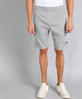 METRONAUT Solid Men Grey Regular Shorts