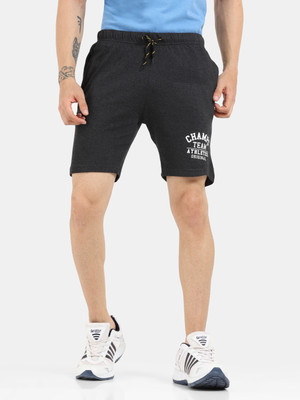 ARDEUR Solid Men Grey Regular Shorts