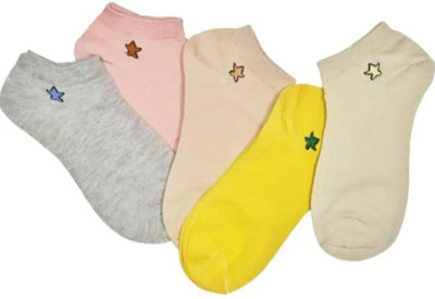 Sting Bee Women Low Cut(Pack of 5)