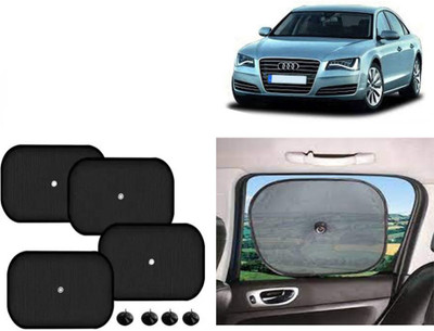 FINCOSTA Side Window Sun Shade For Audi A8(Black)