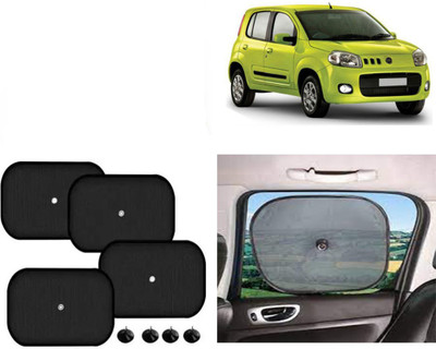 FINCOSTA Side Window Sun Shade For Fiat Uno(Black)