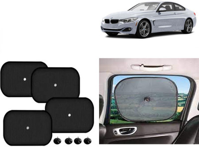 FINCOSTA Side Window Sun Shade For BMW 4 Series(Black)