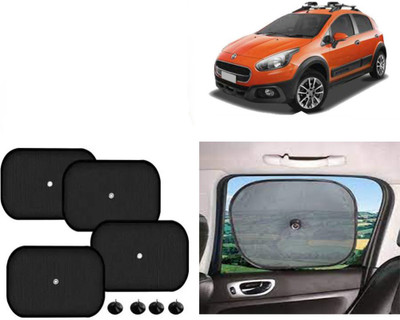 FINCOSTA Side Window Sun Shade For Fiat Avventura(Black)