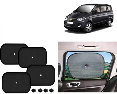 FINCOSTA Side Window Sun Shade For Chevrolet Enjoy(Black)
