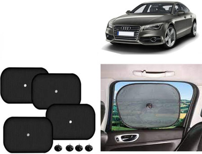 FINCOSTA Side Window Sun Shade For Audi A7(Black)