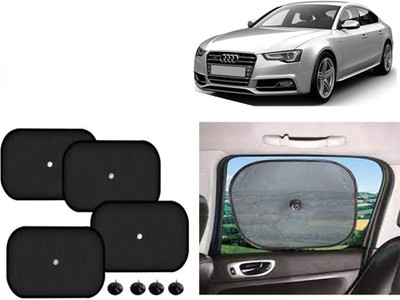FINCOSTA Side Window Sun Shade For Audi S5(Black)