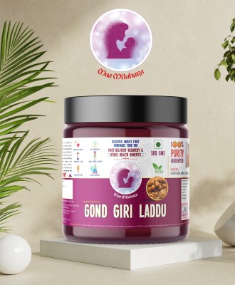 MaaMitahara Fresh Gond Giri Post Pregnancy Gudiya Shakkar Cow Ghee Healthy Sweet Laddoos Box(200 g)