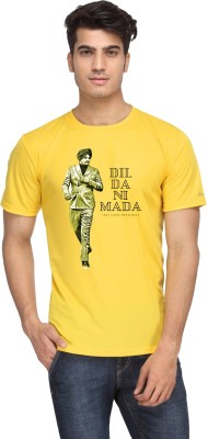 Deccan Store Printed Men Round Neck Yellow T-Shirt