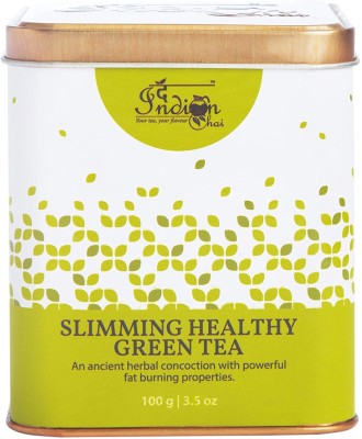 The Indian Chai Slimming Healthy Green Tea 100g | Slim Tea for Weight Loss Herbal Tea Tin(100 g)