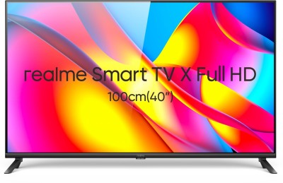 realme 100.3 cm (40 inch) Full HD LED Smart Android TV with Android 11 - 2022 Model(RMV2107)