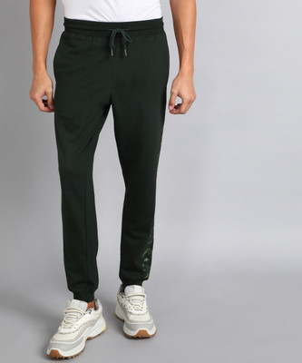 METRONAUT Solid Men Dark Green Track Pants