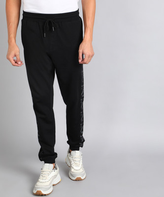 METRONAUT Solid Men Black Track Pants