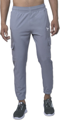 J FLISE Self Design Men Grey Track Pants