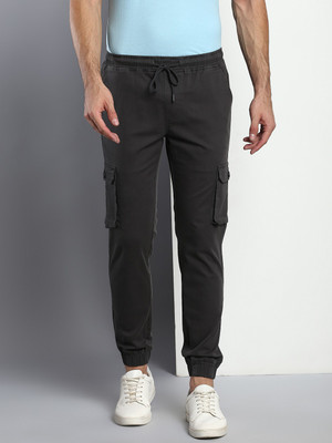 Dennis Lingo Slim Fit Men Grey Trousers